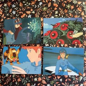 Studio Ghibli Nausicaa of the Valley of the Wind 4 Postcard Set Chronicle Books